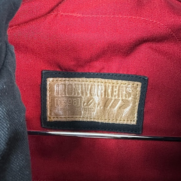 BILT IRON WORKERS Size Small Women Black Denim Motorcycle Jacket Team Yamaha - Picture 4 of 14